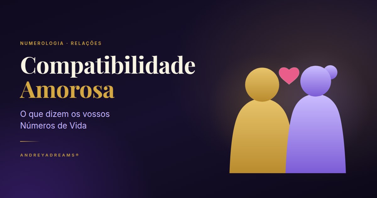 Silhuetas de um casal frente a frente com um coração — Compatibilidade Amorosa pela Numerologia
