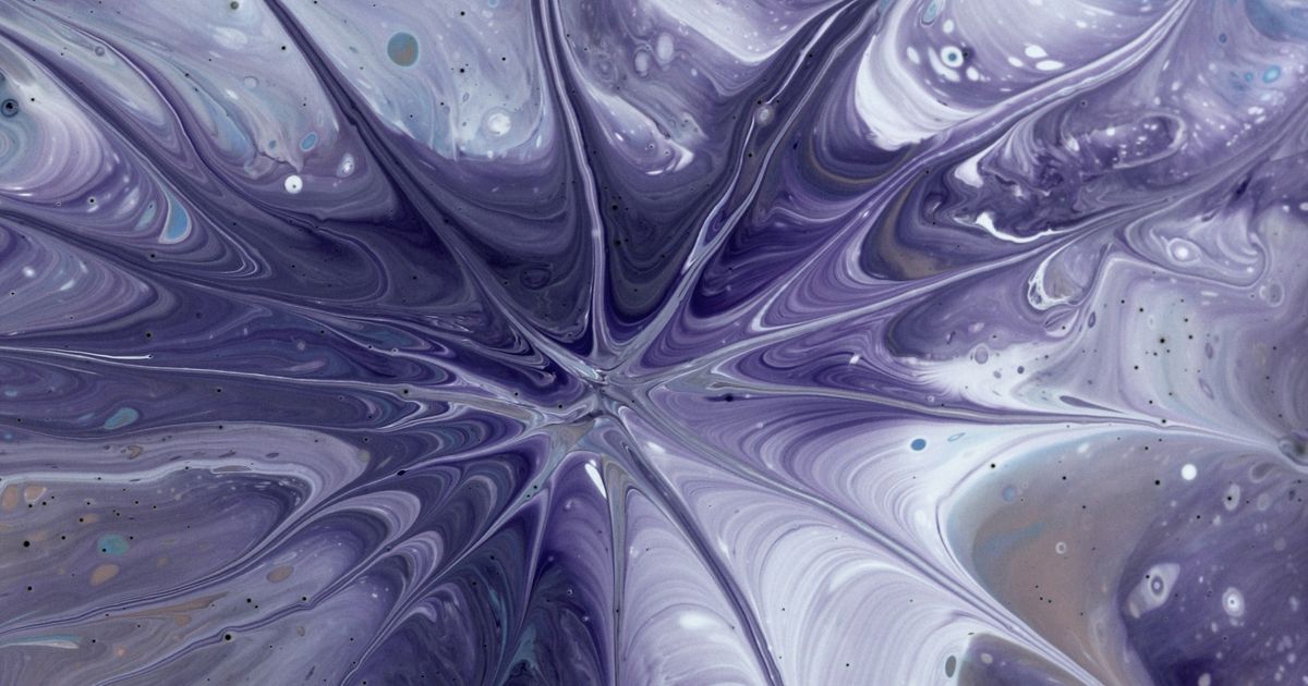 Marmoreado abstrato roxo e branco — Significado dos Números